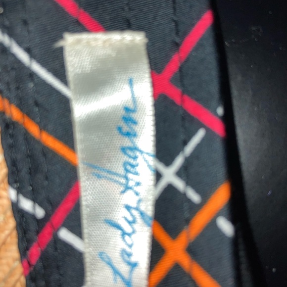 Accessories Lady Hagen Black And Tan Adjustable Visor Poshmark